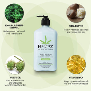 Triple Moisture Herbal Whipped Body Cream