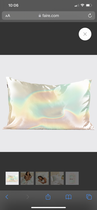 Satin pillowcase