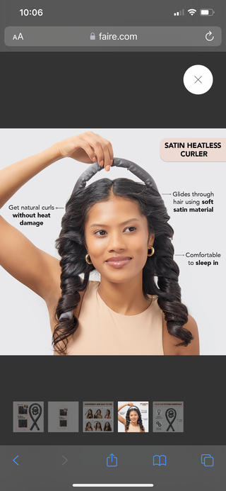 Heartless curling set