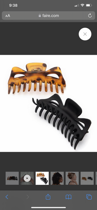 Extra large claw clip