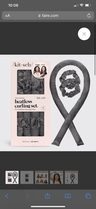 Heartless curling set